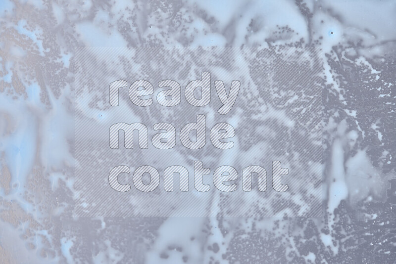 لقطات مقربة لأشكال مختلفة مرسومه باللون الأزرق