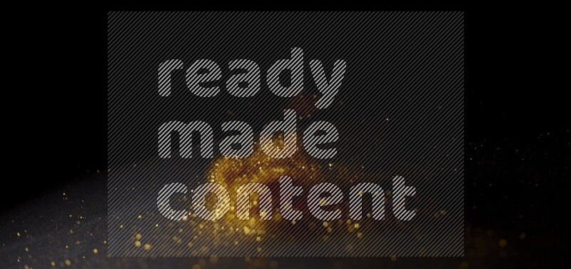 Gold glitter powder isolated on black background