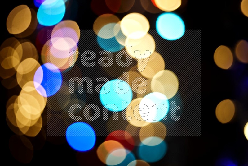 Bokeh light in multicolor