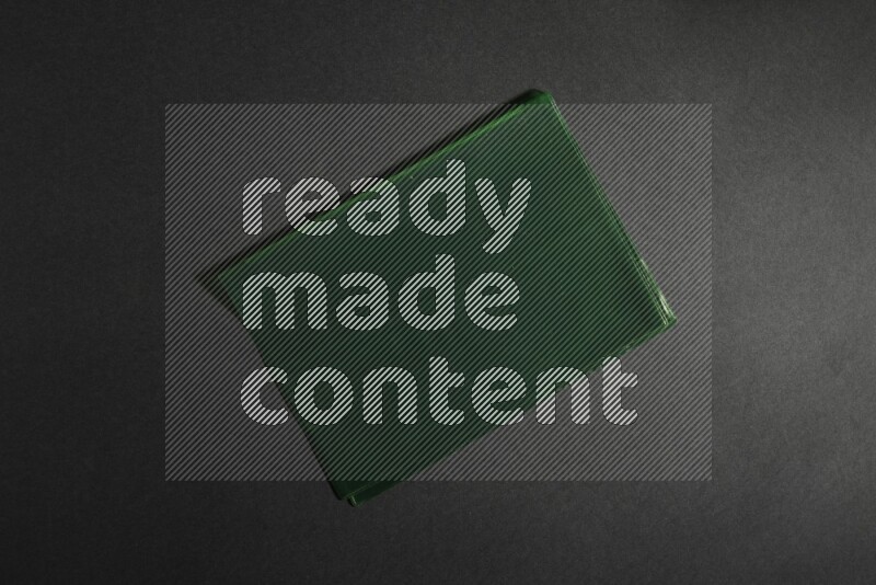 Colored plastic textures on black background