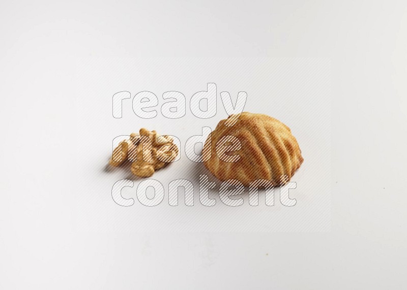Single Piece of Maamoul direct on white background