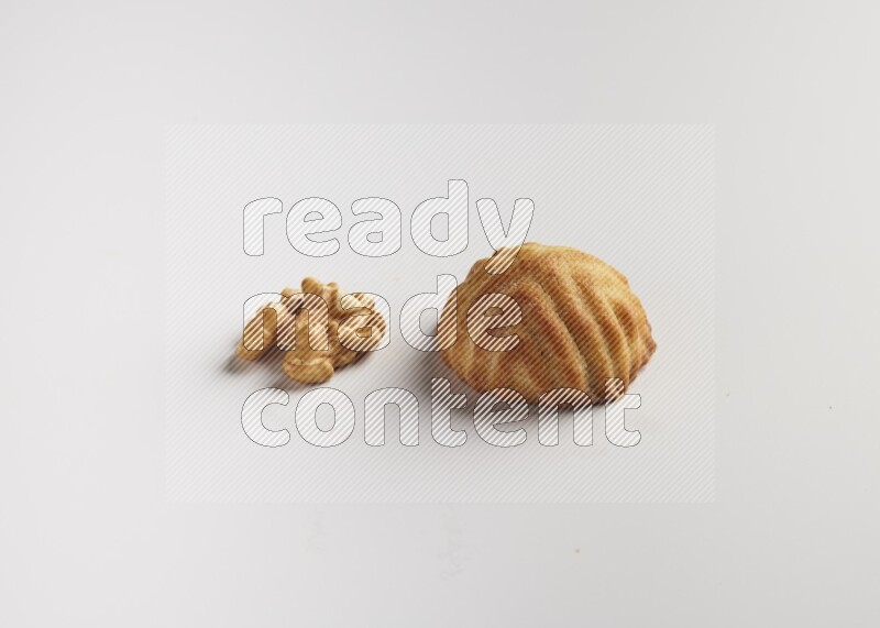 Single Piece of Maamoul direct on white background