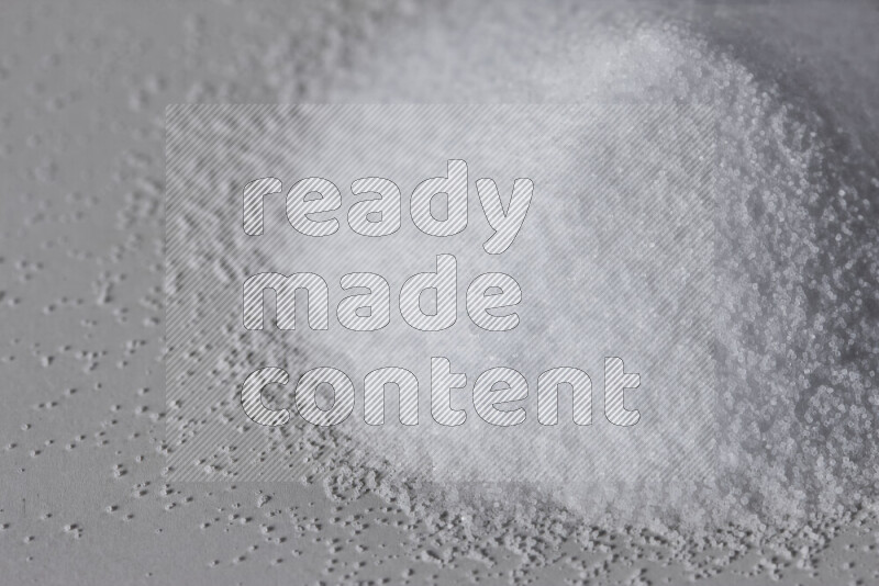 A bunch of fine table salt on white background