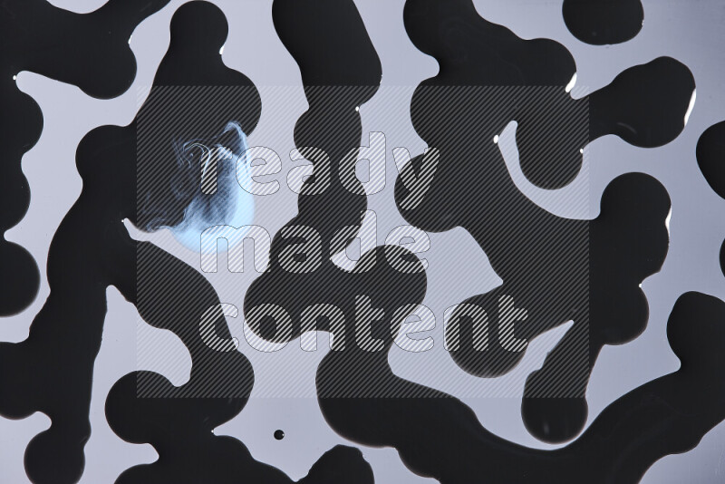 Abstract colorful background with mixed of blue and black paint colors