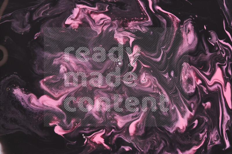 خلفية ملونة مع مزيج من ألوان الطلاء الوردي والاسود