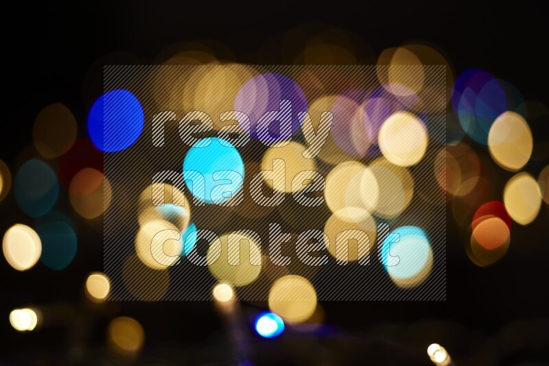 Bokeh light in multicolor