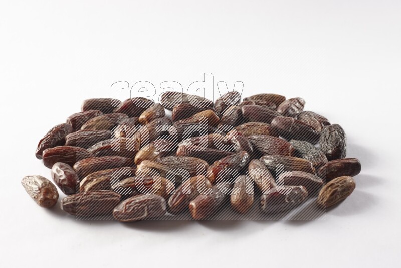 Dates on white background