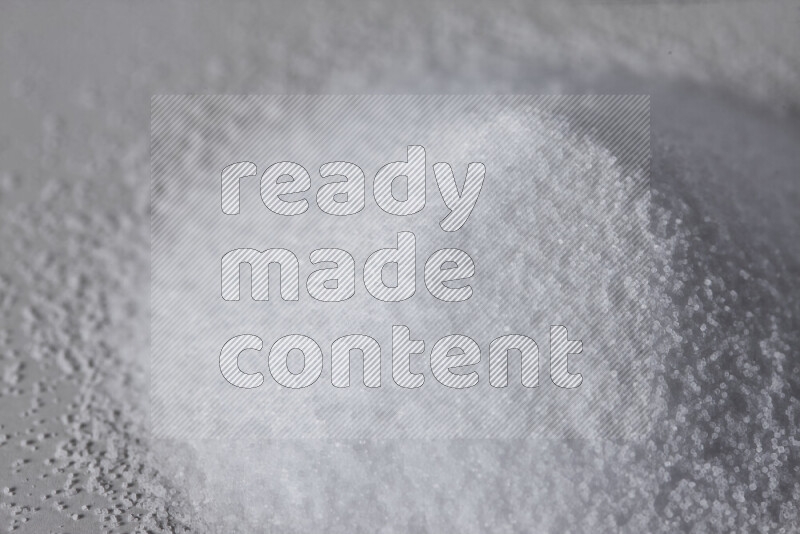 A bunch of fine table salt on white background