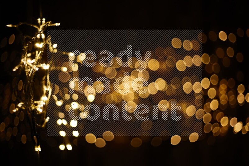 Bokeh light in yellow