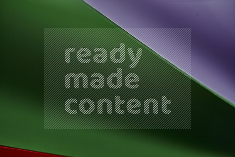 فن تجريدي يعرض المنحنيات المرتبة للأوراق الملونة