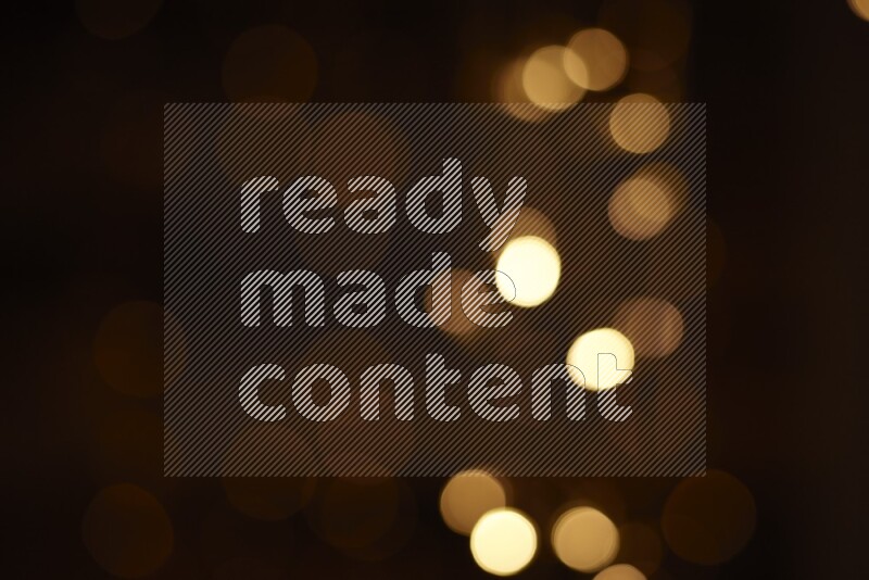 Bokeh light in yellow