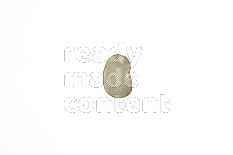 Peach slices on illuminated white background