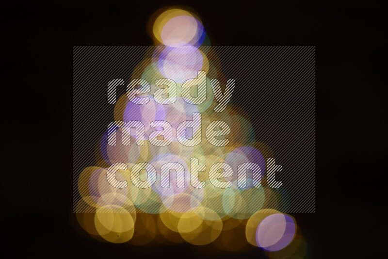 Bokeh light in multicolor