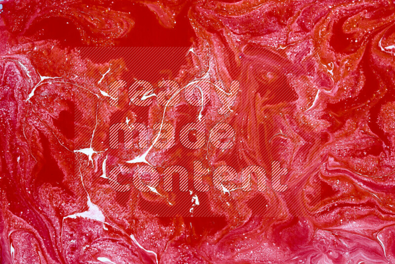 خلفية ملونة مع مزيج من ألوان الطلاء الأحمر والأبيض