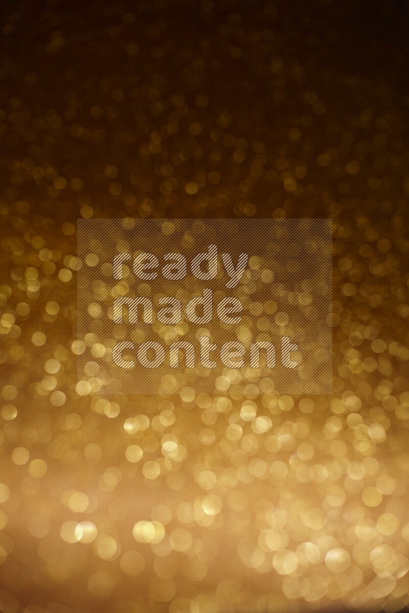 Gold glittery bokeh background