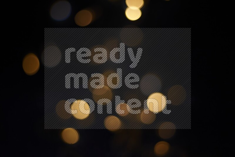 Bokeh light in yellow