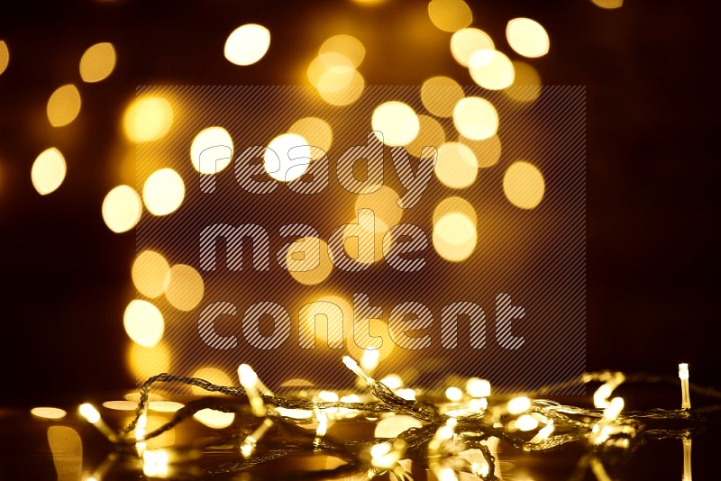 Bokeh light in yellow