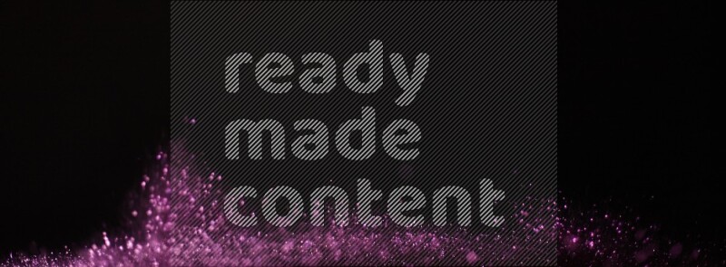 Pink glitter powder isolated on black background