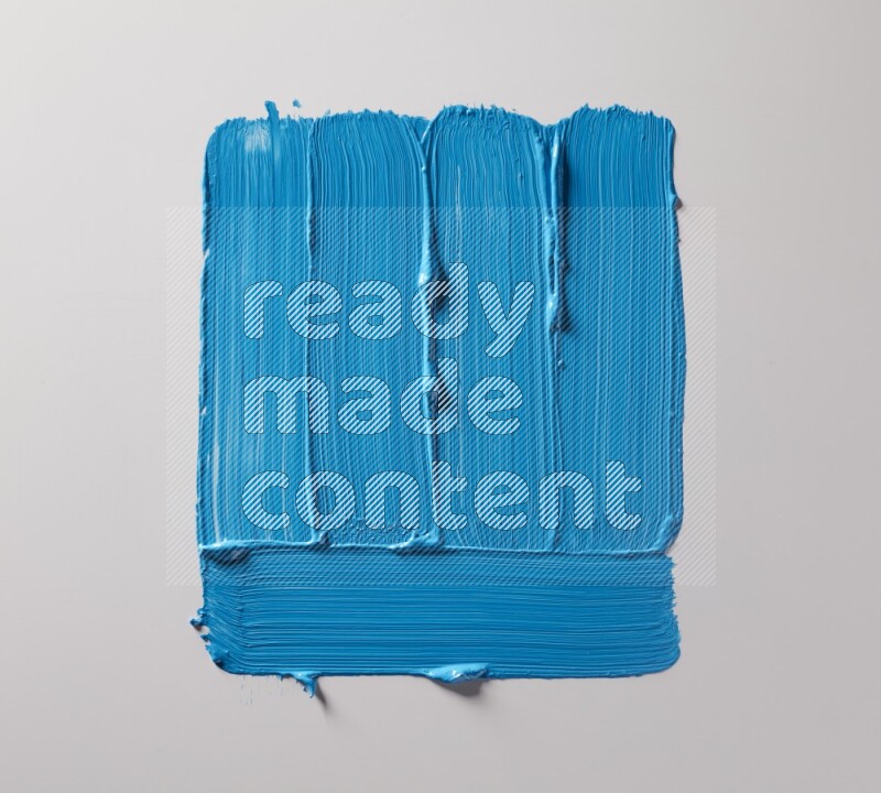 Multi blue straight brush strokes in different shapes on a white background