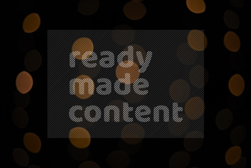 Bokeh light in yellow