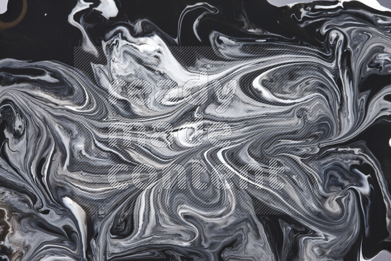Abstract colorful background with mixed of white and black paint colors