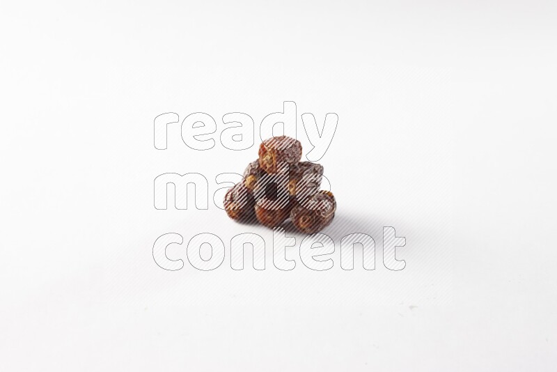 Dates on white background