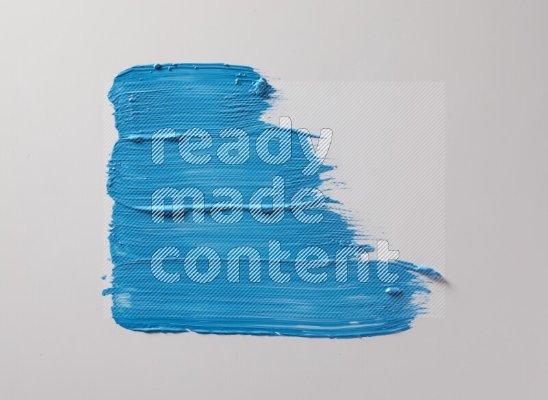 Multi blue straight brush strokes in different shapes on a white background