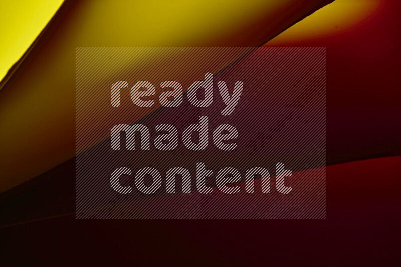 An abstract art piece displaying smooth curves in warm and cold gradients created by colored light